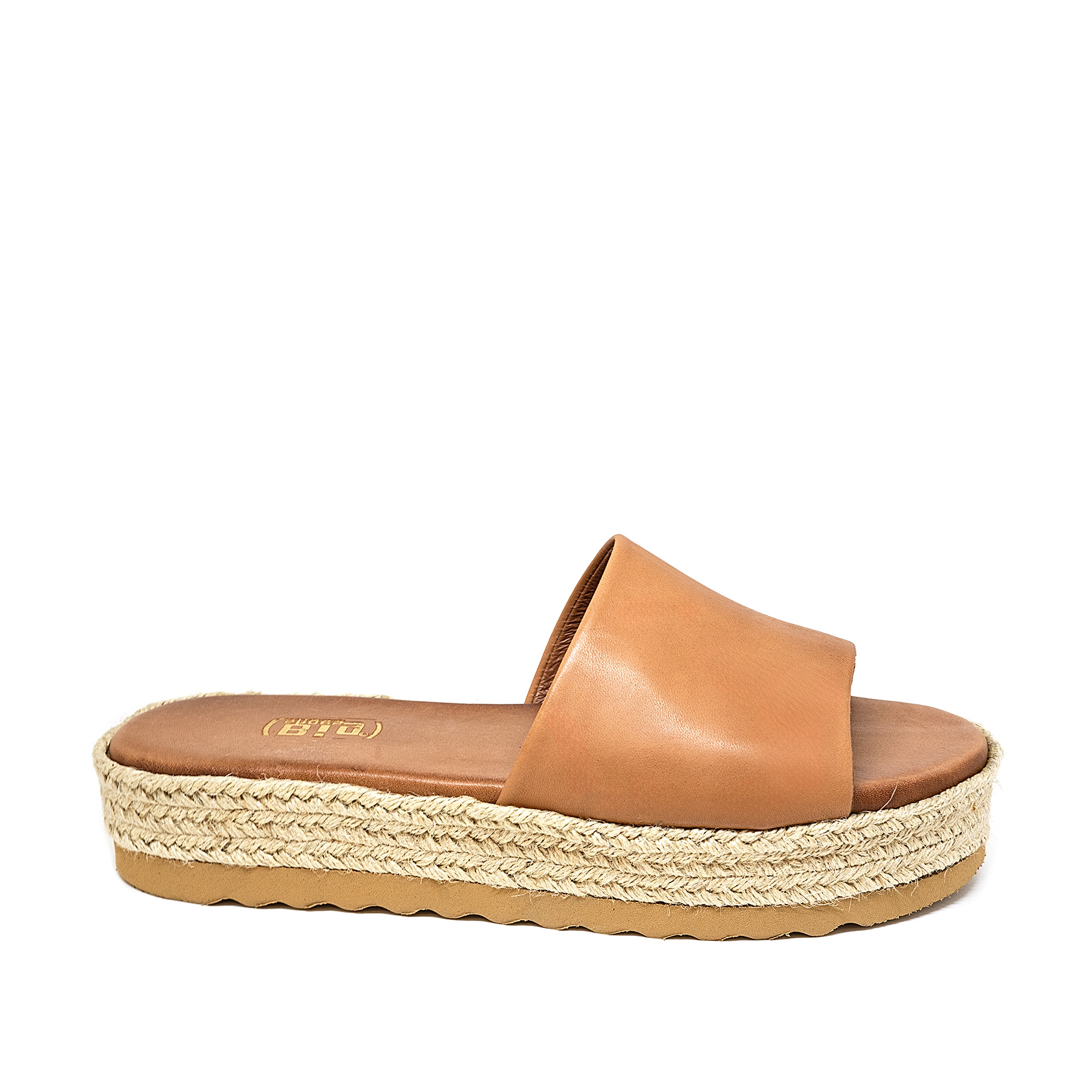 Bigshoes Bigshoes GA0214-09 Δερμάτινo Mule Ταμπά